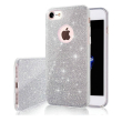 glitter 3in1 back cover case for xiaomi redmi note 9 silver photo