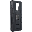 forcell defender back cover case stand for xiaomi redmi 9 black photo