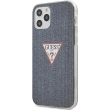 GUESS IPHONE 12 / IPHONE 12 PRO 6,1 DARK BLUE HARD BACK COVER CASE TRIANGLE COLLECTION