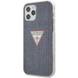 guess iphone 12 mini 54 guhcp12spcujuldb dark blue hard back cover case triangle collection photo