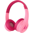 motorola squads 300 bluetooth wireless wired hands free headphones pink photo