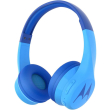 motorola squads 300 bluetooth wireless wired hands free headphones blue photo