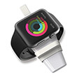 4SMARTS WIRELESS CHARGER VOLTBEAM MINI 2.5W FOR APPLE WATCH 1-6 / SE WITH USB-A CONNECTOR WHITE