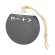 logilink sp0055 round compact bluetooth speaker white grey photo