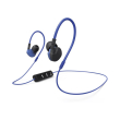 hama 177078 run bt clip on sports earphones black blue photo