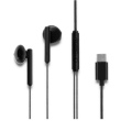qoltec 50829 in ear type c headphones with microphone black photo