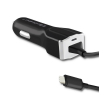 qoltec 50139 intelligent car charger 12 24v 15w 5v 3a usb type c cable photo