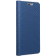 FORCELL LUNA CARBON FLIP CASE FOR XIAOMI REDMI NOTE 10 PRO BLUE