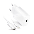 forcell travel charger usb c port ligtning 3a 20w with pd and qc 40 photo