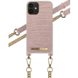 IDEAL OF SWEDEN NECKLACE FOR IPHONE 12 MINI  MISTY ROSE CROCO