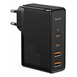 BASEUS GAN2 PRO 4 PORT QUICK CHARGER 2X USB + 2X TYPE C 100W BLACK