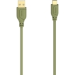 hama 200637 flexi slim charging data cable usb type c usb 20 075 m turtle green photo