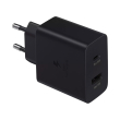 samsung ep ta220nb travel adapter 35w duo usb type c black photo