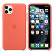 apple mx022 iphone 11 pro max silicone case clementine photo