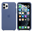 apple my122 iphone 11 pro max silicone case linen blue photo