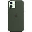 apple mhkr3 iphone 12 mini silicone case magsafe cypress green photo
