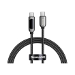 baseus display fast charging data cable type c to type c 100w 1m black photo