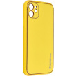 forcell leather back cover case for iphone 11 61 yellow photo