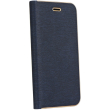 FORCELL LUNA BOOK FLIP CASE GOLD FOR IPHONE 7 / 8 / SE 2020 NAVY BLUE