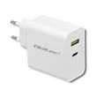 qoltec charger 42w 5 20v 24 3a usb type c pd usb white photo