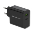 qoltec charger 42w 5 20v 225 3a usb type c pd usb black photo qoltec charger 42w 5 20v 225 3a usb type c pd usb black photo