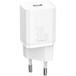 baseus super si quick charger type c 30w white photo