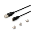 savio cl 152 usb magnetic cable 3 in 1 type c micro usb lightning 1m photo savio cl 152 usb magnetic cable 3 in 1 type c micro usb lightning 1m photo