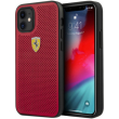 ferrari leather cover off track perforated for apple iphone 12 mini redfespehcp12sre photo