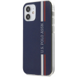 us polo original silicone case tricolor vertical stripes apple iphone 12 iphone 12 pro light navy photo