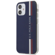 us polo original silicone case tricolor vertical stripes apple iphone 12 mini light navy photo