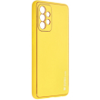 forcell leather case for samsung galaxy a52 5g a52 lte 4g a52s yellow photo