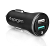 spigen f27qc car charger qc 30 2x usb black photo