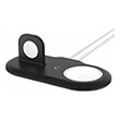 spigen magfit duo for apple magsafe apple watch charger stand black photo