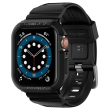SPIGEN RUGGED ARMOR PRO BAND FOR APPLE WATCH SERIES 4 /5 / 6 / SE 44 MM BLACK