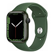 apple watch mkn03 series 7 aluminum green 41mm clover sport band photo