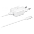samsung wall charger ep t1510xw 15w usb c data cable white photo