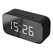 setty bluetooth speaker mirror clock gb 200 black photo