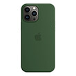 apple iphone 13 pro max silicone case with magsafe clover green mm2p3 photo