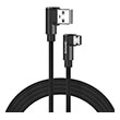 savio cl 161 reversible fast charging cable micro usb  usb a 1m photo