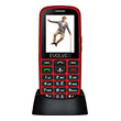 kinito evolveo easyphone eg with a charger stand red photo