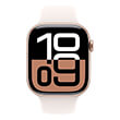 APPLE WATCH 10 GPS ROSE GOLD MWWU3 46MM LIGHT BLUSH SPORT BAND M/L