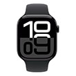 APPLE WATCH 10 GPS JET BLACK MWWP3 46MM BLACK SPORT BAND S/M