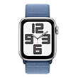 APPLE WATCH SE 2024 ALUMINIUM SILVER 44MM MXET3 BLUE CLOUD  SPORT LOOP