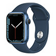 apple watch mkn83 series 7 45mm aluminum blue photo