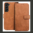 forcell tender book case for samsung galaxy a12 brown photo