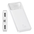 baseus led display fast charge power bank qc 10000mah 15w white photo