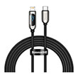 baseus display fast charging data cable type c to lightning 20w 2m black photo