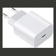 imilab travel charger type c 20w cable white photo