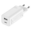 xiaomi mi travel charger 2x ports usb type c 65watt gan tech pd cable white bhr5515gl photo