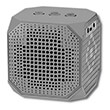 qoltec bluetooth speaker 3w double speaker gray photo